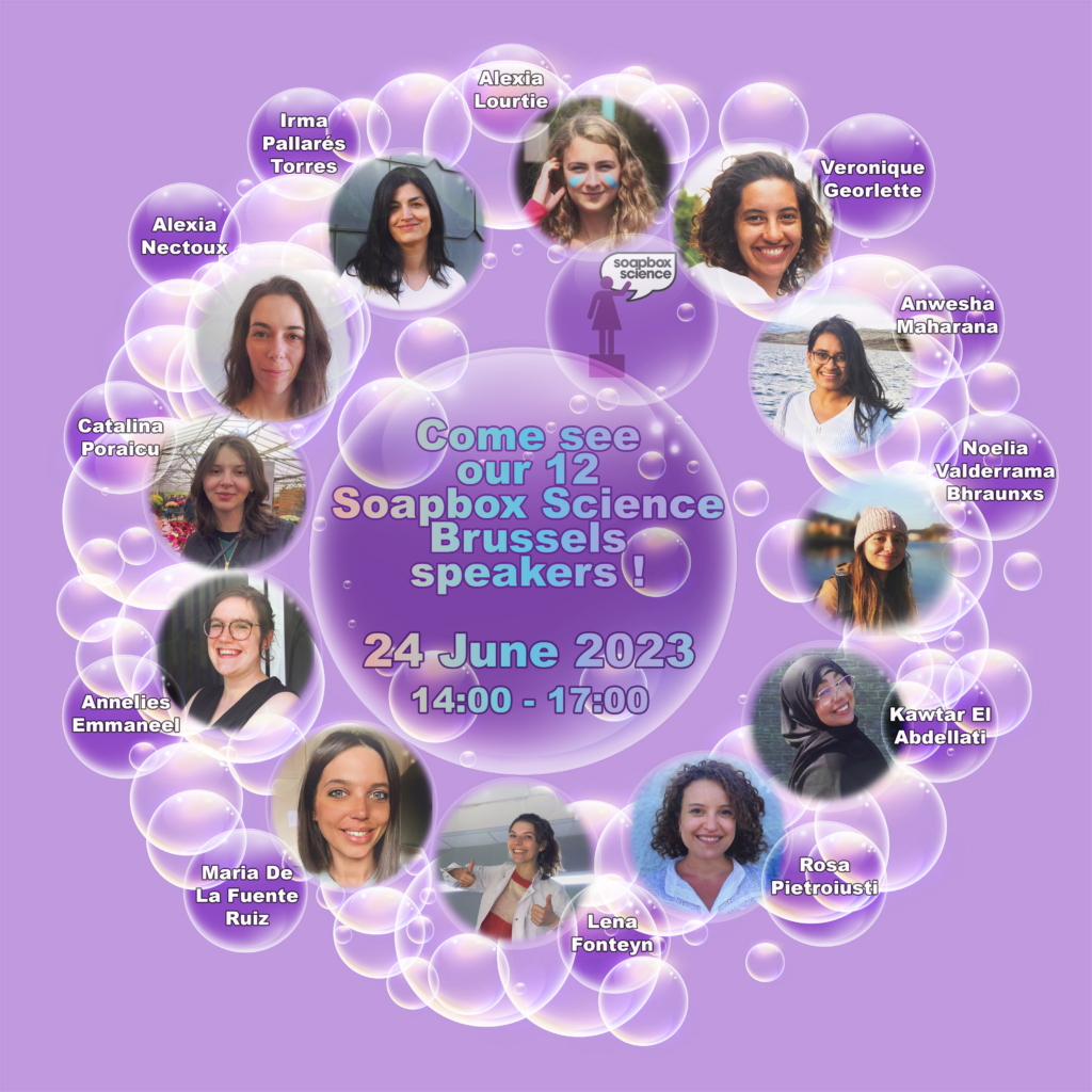 Soapbox Science Brussels Speakers 2023